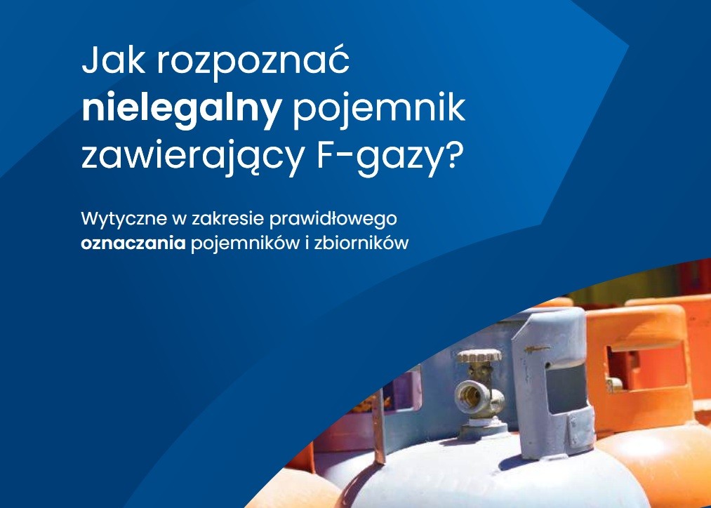Jak rozpoznać nielegalny pojemnik zawierający F-gazy?
